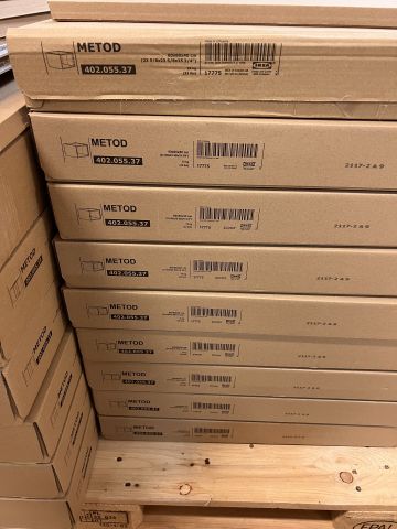 812135-25 Lot with kitchen system IKEA, about 170 packages (unused)