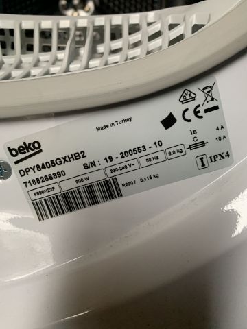 809798-5 Dryer Beko DPY8405GXHB2