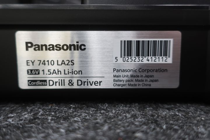 855618-3 Screwdriver Panasonic EY7410 3.6V