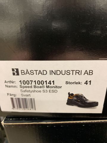 856256-2 Monitor Speed Boa® ESD safety shoes S3, Black, Size 41