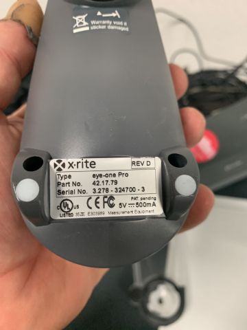 848230-9 Calibration tool Gretagmacbeth I1-PRO X-rite