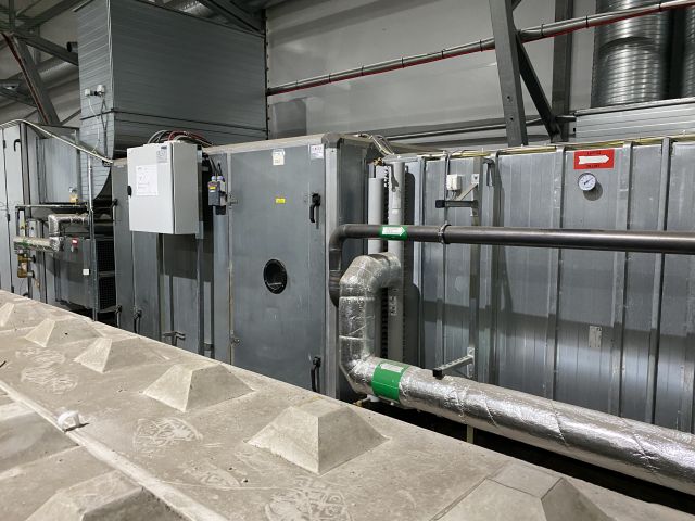 745460-3 Ventilationsaggregat med värmebatteri, LB01 & CA1, demonterat och proppat