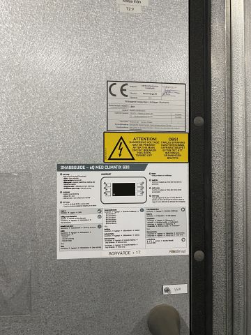 745460-8 Ventilationsaggregat med värmebatteri, LB01 & CA1, demonterat och proppat