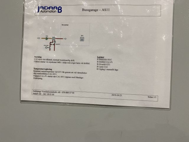 745460-12 Ventilationsaggregat med värmebatteri, LB01 & CA1, demonterat och proppat
