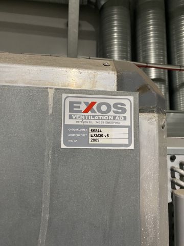 745460-13 Ventilationsaggregat med värmebatteri, LB01 & CA1, demonterat och proppat