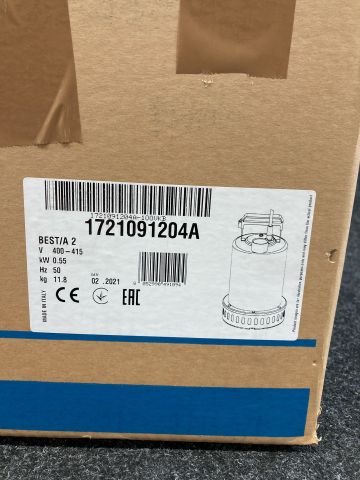 856696-2 Submersible drainage sump pump Ebara BEST / A 2 400V 0.55kW