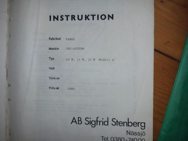 812153-41 CNC Numerically Controlled Router Stenbergs ENC-23IP