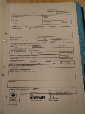 752191-36 Sprinkler system IVAB
