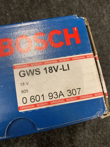 857031-4 Angle slip Bosch GWS 18-125 V-LI