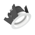 856801-1 10 pcs Illuxtron Fluxe 75 LED spot, 2700K, White, 11W, Dimmable - Free shipping
