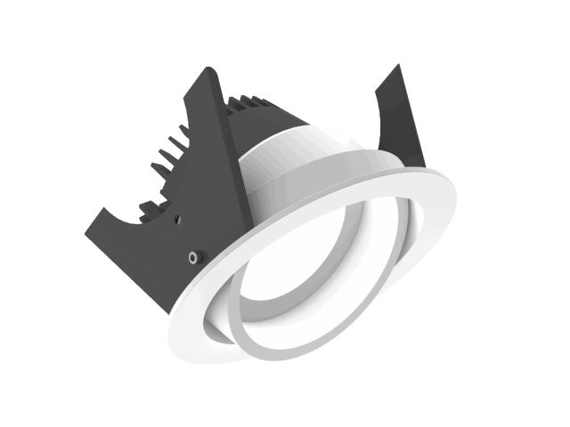 857161-1 6 pcs Illuxtron Fluxe 90 LED spot, 3000K, 11W, White, IP20 / IP44, 220-240V - Free shipping