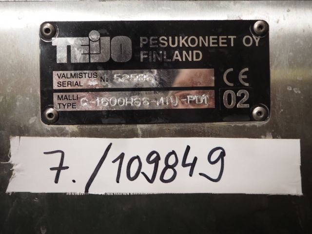 857447-7 Teijo TEIJO C-1600HSS Washing Machine