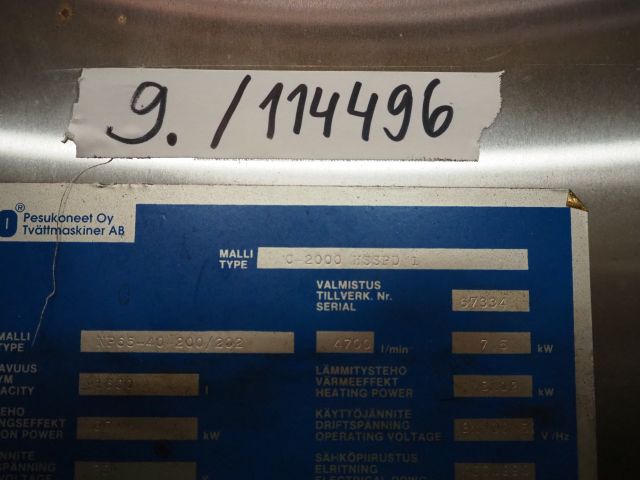 857448-11 Teijo C-2000 HSSPD-1 Washing Machine