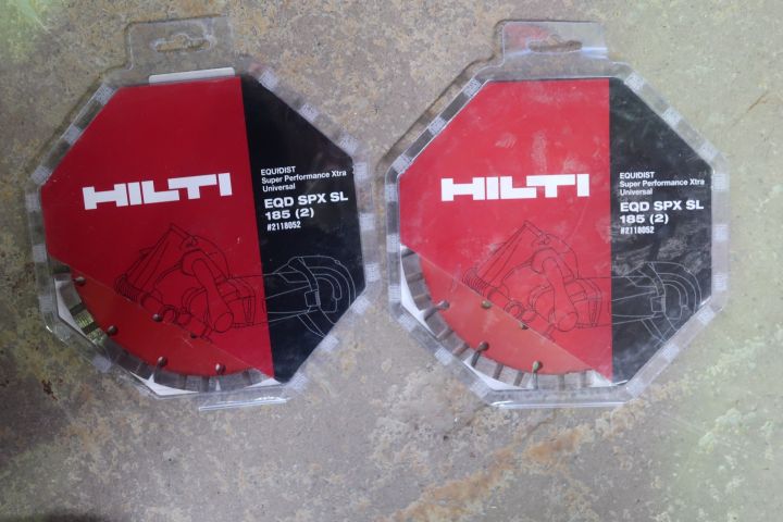 833465-4 4 diamond blades 185mm, Hilti EQD SPX SL