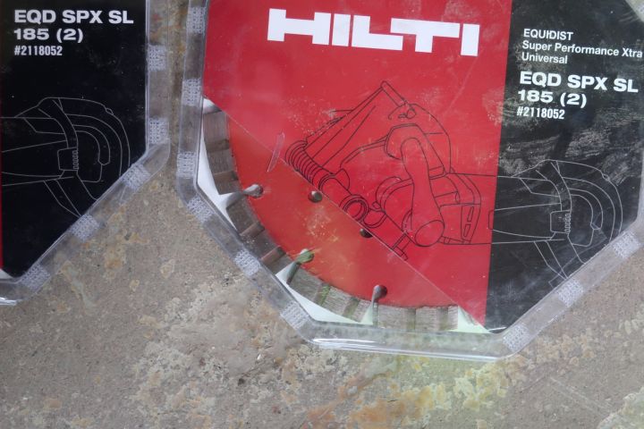 833465-5 4 diamond blades 185mm, Hilti EQD SPX SL