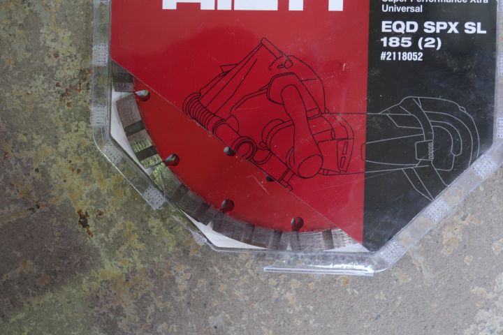 833465-6 4 diamond blades 185mm, Hilti EQD SPX SL