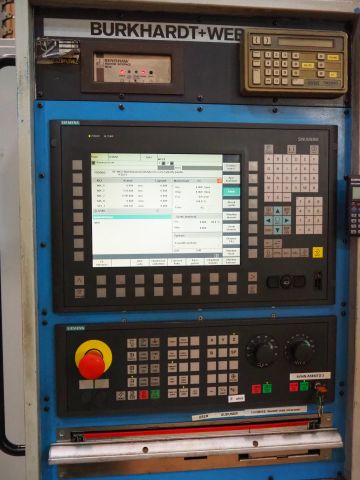 857706-3 Burkhardt-Weber MC80 Horizontal Machining Center