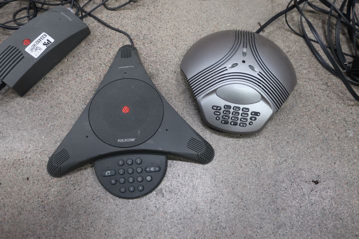 833492-1 2 conference phones - Polycom and Konftel