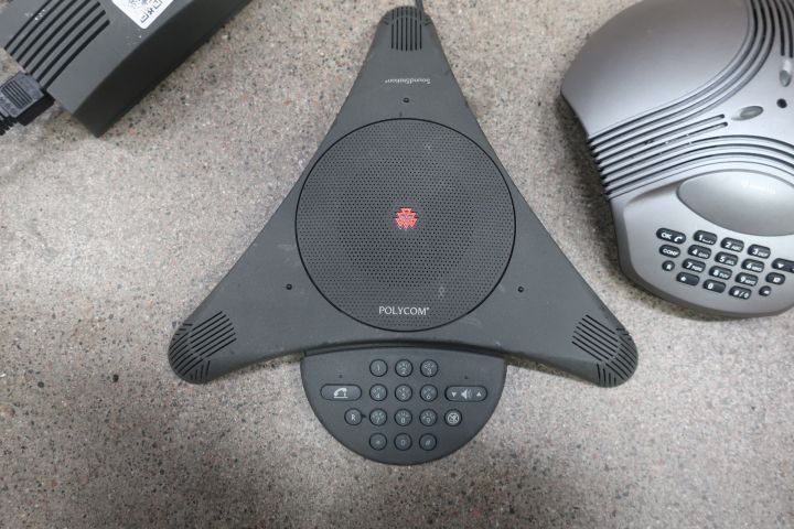 833492-3 2 conference phones - Polycom and Konftel