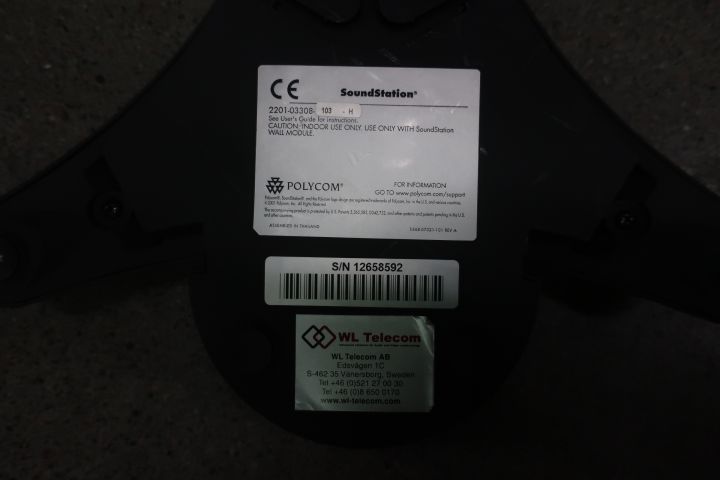 833492-5 2 conference phones - Polycom and Konftel