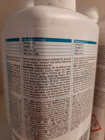 804400-6 Pool accessories, Salts, Detergents etc.