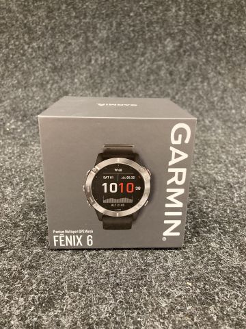 857909-2 Smartwatch Garmin Fenix 6 Silver w.Black Band