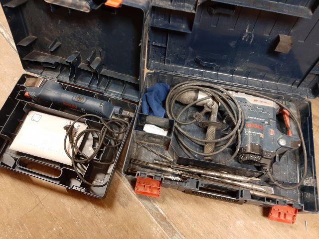 804493-1 Hammer & belt sander - Bosch, GBH 5-40 DCE & GVS 350AE