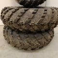 754197-2 3 ATV tires, of which 2 on rim, Carlisle Badlands A / R 26x8,00R12 NHS