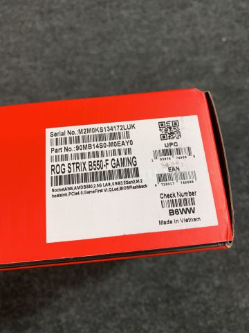 858132-3 GAMING motherboard ASUS ROG Strix B550-F