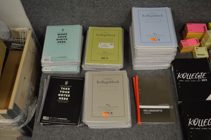 779456-2 Office supplies dormitory blocks, receipt rolls, paper and more