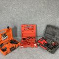 806029-1 Collection of tools - Angle grinder, drill screwdriver and pipe tool