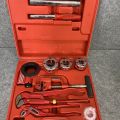 806029-6 Collection of tools - Angle grinder, drill screwdriver and pipe tool