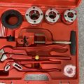 806029-7 Collection of tools - Angle grinder, drill screwdriver and pipe tool