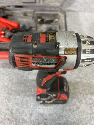 806029-14 Collection of tools - Angle grinder, drill screwdriver and pipe tool