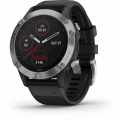 857909-1 Smartwatch Garmin Fenix 6 Silver w.Black Band
