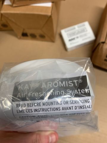 809847-10 Cleaning equipment: Aluminum stand for mop, air freshener, detergent