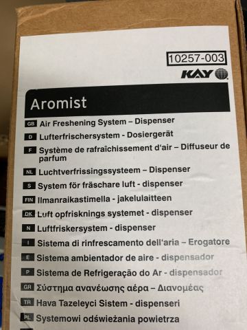 809847-11 Cleaning equipment: Aluminum stand for mop, air freshener, detergent