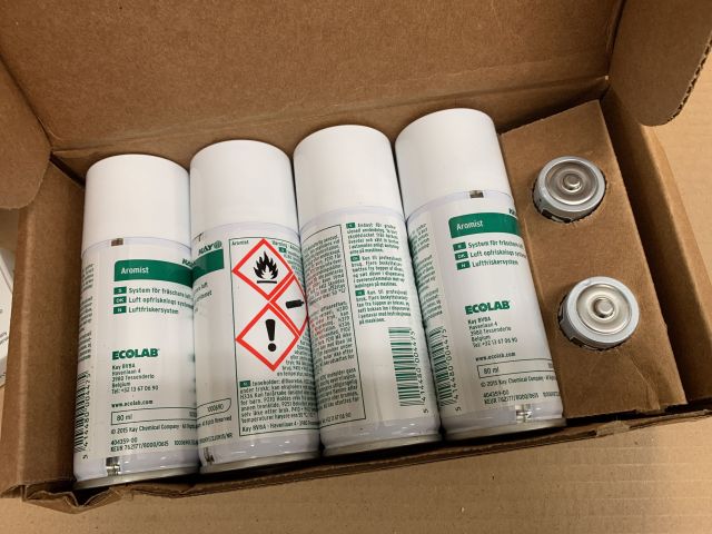 809847-12 Cleaning equipment: Aluminum stand for mop, air freshener, detergent