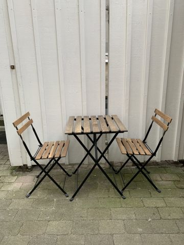 827734-1 IKEA Tärnö table + 2 chairs