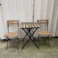 827734-2 IKEA Tärnö table + 2 chairs
