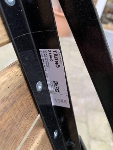 827734-3 IKEA Tärnö table + 2 chairs