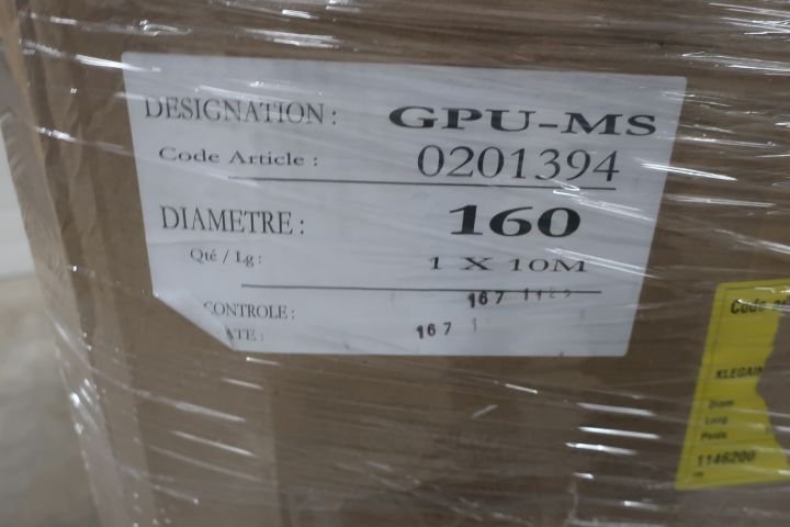 858321-4 Pallet with hose Trelleborg Klegaine GPU-MS 160mm