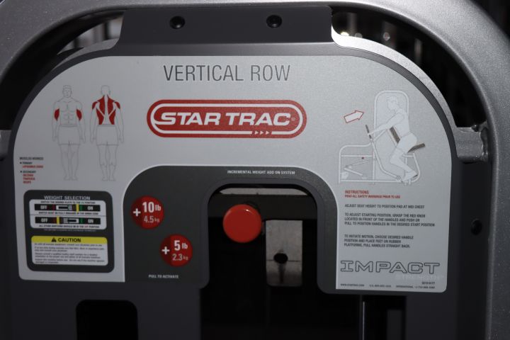 787870-2 Star Trac Impact Vertical Row