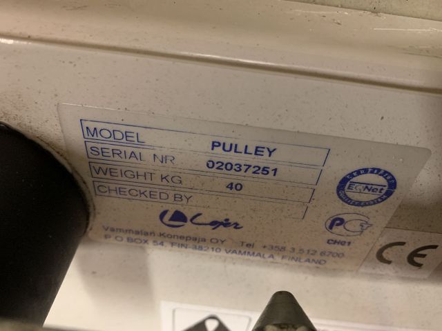 809885-4 Tractor Lojer Pulley 40kg