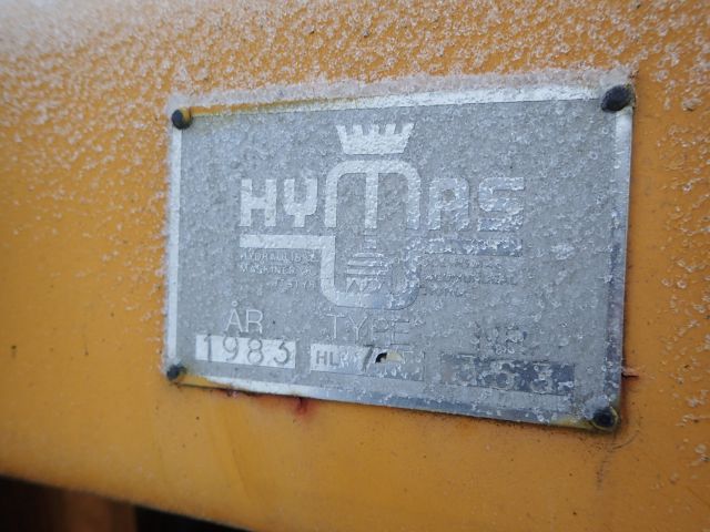 752279-22 Hymas backhoe loader (New VAT info)