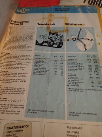 752279-44 Hymas backhoe loader (New VAT info)