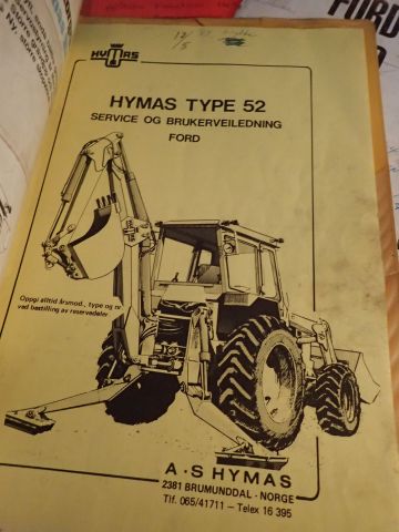 752279-45 Hymas backhoe loader (New VAT info)