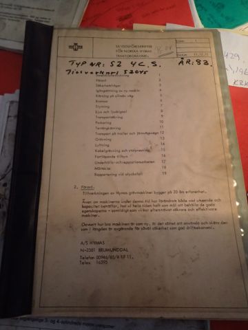 752279-47 Hymas backhoe loader (New VAT info)