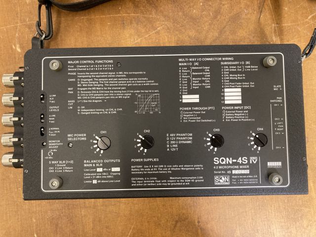 860447-4 SQN 4S Series IV Microphone Mixer