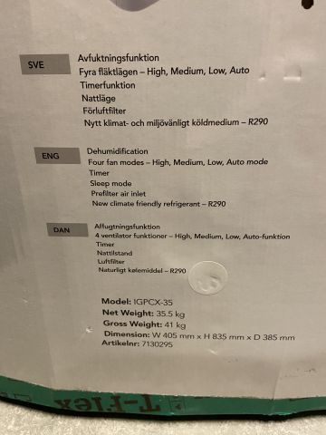 828698-3 Portable AC Innova IGPCX-35